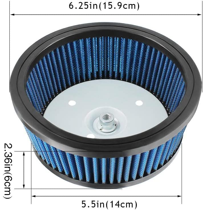 SOLLON HD-0800 29442-99e Air Filter for Harley Davidson Road King Electra Glide Screamin Eagle Road Glide Dyna Softail Springer Ultra Classic FatBoy Wide Street Super Glide 2944299C 2944299A 2944299B - Image 2